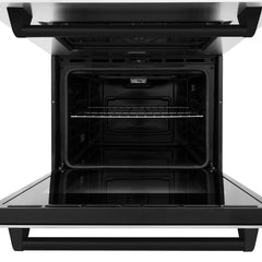 ZLINE 30 In. Autograph Edition Double Wall Oven with Self Clean and True Convection in Stainless Steel and Matte Black, AWDZ-30-MB - Smart Kitchen Lab