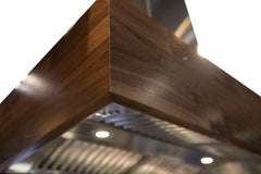 ZLINE 30 In. Convertible Designer Series Wooden Wall Mount Range Hood in Butcher Block, 681W-30 - Smart Kitchen Lab