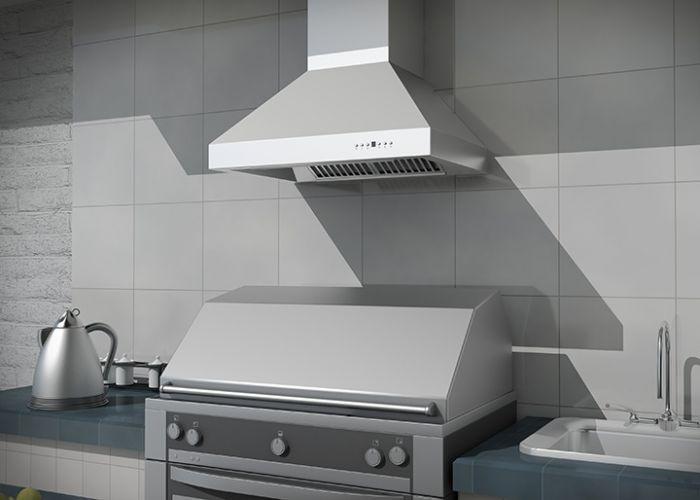 ZLINE 30 In. Convertible Outdoor Wall Mount Range Hood in Outdoor Approved Stainless Steel, 667-304-30 - Smart Kitchen Lab