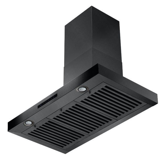 ZLINE 30 in. Convertible Vent Wall Mount Range Hood in Black Stainless Steel, BSKEN-30 - Smart Kitchen Lab