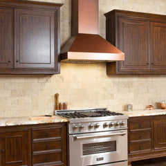 ZLINE 30 in. Copper Wall Range Hood with Crown Molding, 8667C-30 - Smart Kitchen Lab