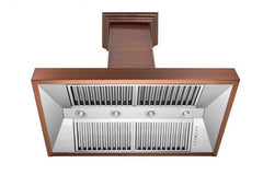 ZLINE 30 in. Copper Wall Range Hood with Crown Molding, 8667C-30 - Smart Kitchen Lab