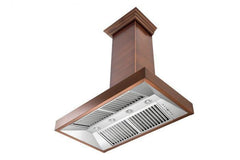 ZLINE 30 in. Copper Wall Range Hood with Crown Molding, 8667C-30 - Smart Kitchen Lab