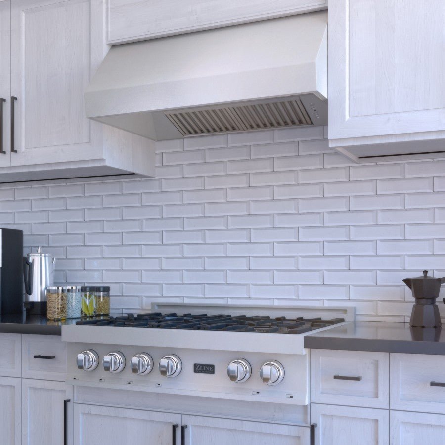 ZLINE 30 in. DuraSnow® Finished Under Cabinet Range Hood, 8685S-30 - Smart Kitchen Lab