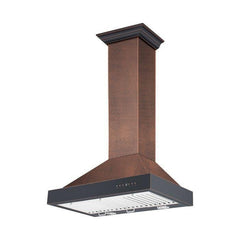 ZLINE 30 in. Hand-Hammered Copper Wall Range Hood, KB2-HBXXX-30 - Smart Kitchen Lab