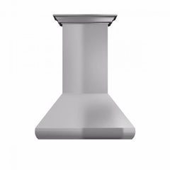 ZLINE 30 in. Professional Convertible Vent Wall Mount Range Hood in Stainless Steel with Crown Molding, 587CRN-30 - Smart Kitchen Lab