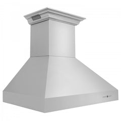 ZLINE 30 in. Stainless Steel Wall Range Hood with Built-in CrownSound® Bluetooth Speakers, 667CRN-BT-30 - Smart Kitchen Lab