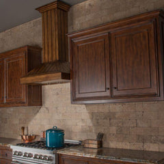 ZLINE 30 in. Wooden Wall Range Hood, Rustic Light, KPLL-30 - Smart Kitchen Lab