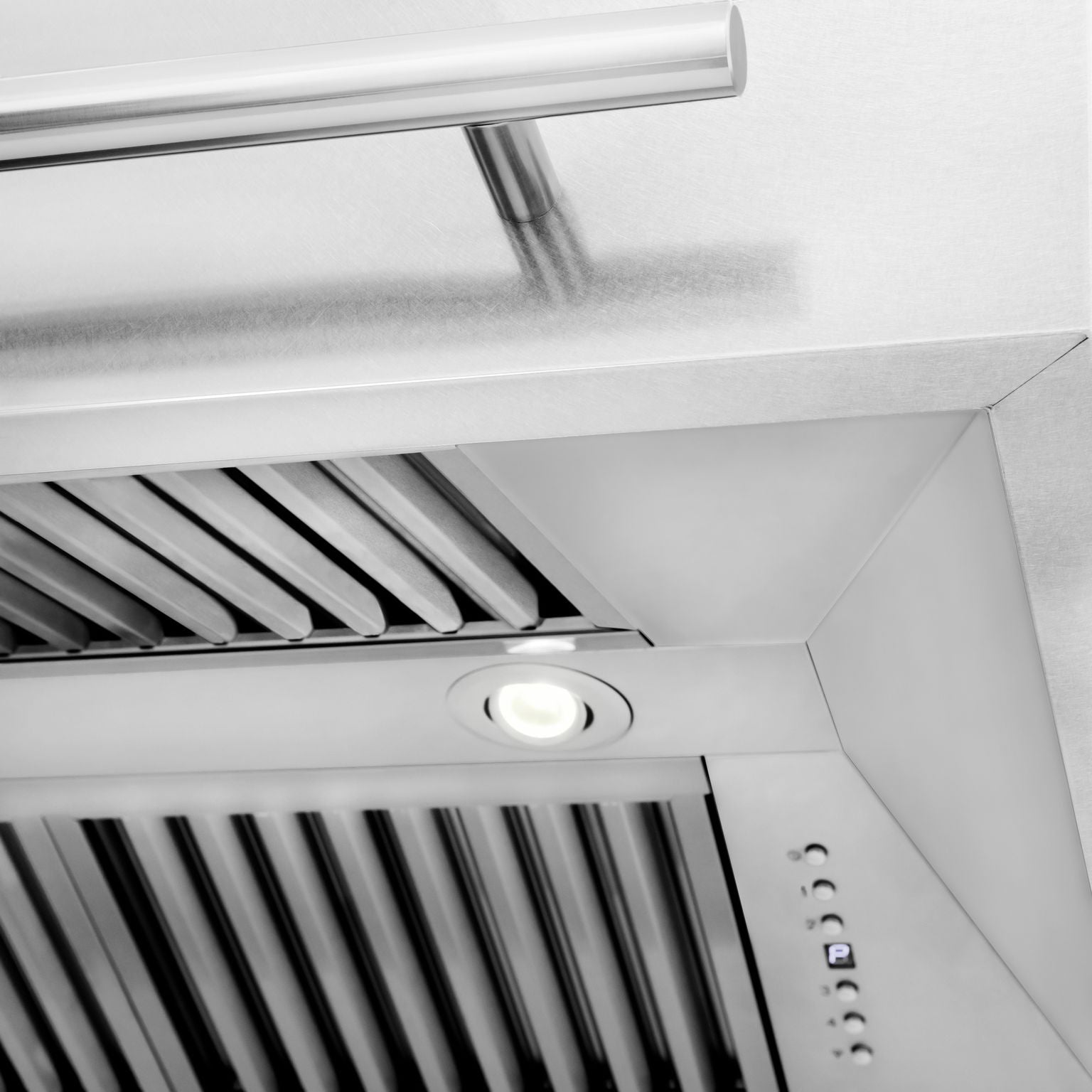 ZLINE 30 Inch DuraSnow® Stainless Steel Range Hood with White Matte Shell, 8654SNX-WM-30 - Smart Kitchen Lab