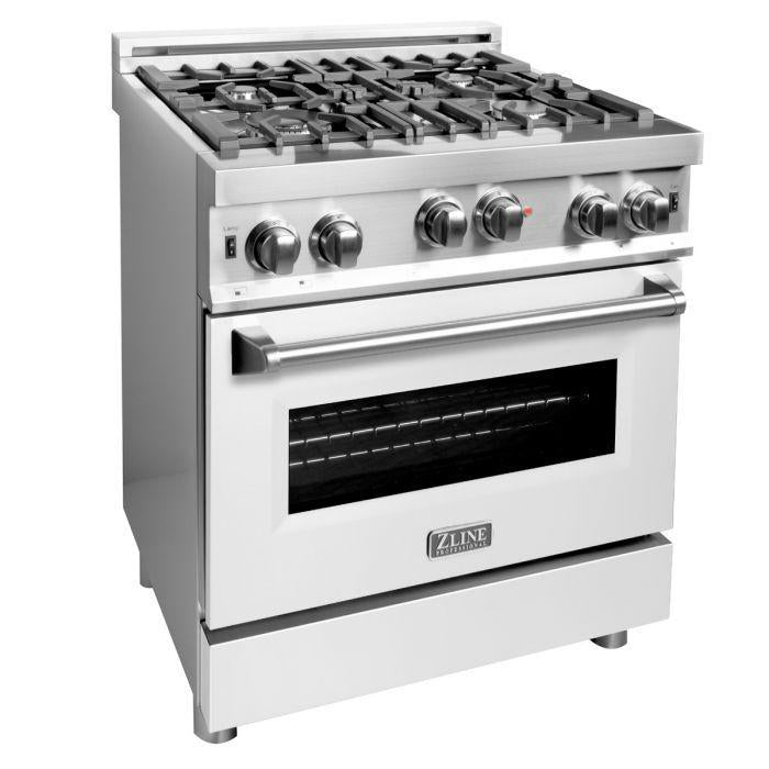 ZLINE 30 Inch. Professional Gas Range in Stainless Steel, RG30 - Smart Kitchen Lab