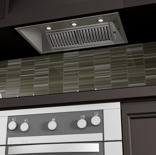 ZLINE 34 in. Width Island Mount Range Hood Insert (21 in. Depth), 721i-34 - Smart Kitchen Lab