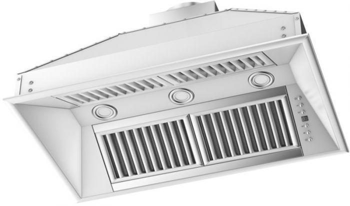 ZLINE 34 in. Width Island Mount Range Hood Insert (21 in. Depth), 721i-34 - Smart Kitchen Lab