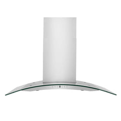 ZLINE 36 in. Convertible Vent Wall Mount Range Hood in Stainless Steel & Glass, KN4-36 - Smart Kitchen Lab