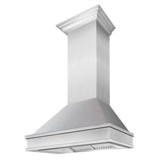 ZLINE 36 in. Designer Series Wall Mount Range Hood in DuraSnow® Stainless Steel (8656S-36) - Smart Kitchen Lab