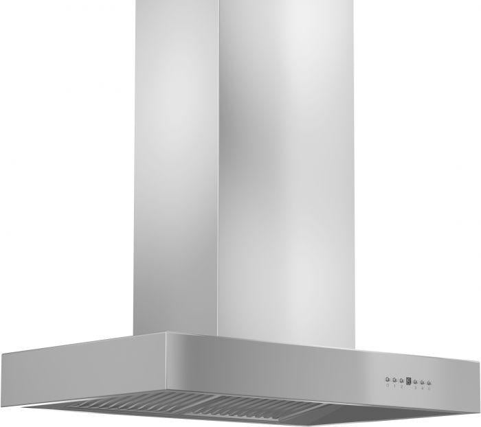 ZLINE 36 In. Ducted Professional Island Mount Range Hood in Stainless Steel, KECOMi-36 - Smart Kitchen Lab