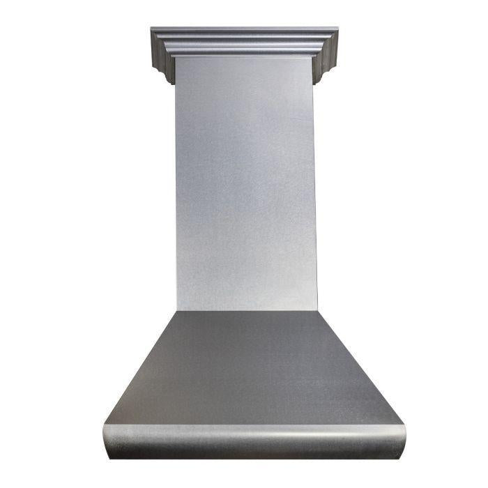 ZLINE 36 in. DuraSnow® Stainless Steel Wall Range Hood, 8687S-36 - Smart Kitchen Lab
