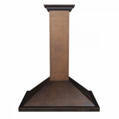 ZLINE 36 in. Hand-Hammered Copper Finish Wall Range Hood, 8KBH-36 - Smart Kitchen Lab