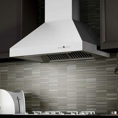 ZLINE 36 in. Professional Ducted Wall Mount Range Hood in Stainless Steel, 667-36 - Smart Kitchen Lab