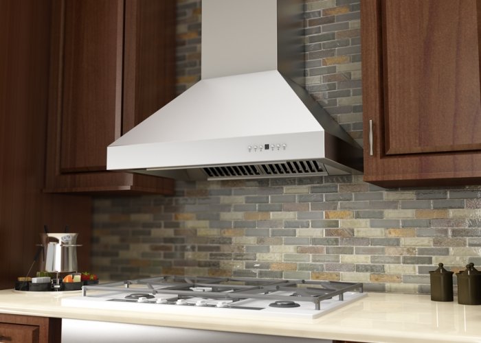 ZLINE 36 in. Remote Dual Blower Stainless Wall Range Hood, 697-RD-36 - Smart Kitchen Lab