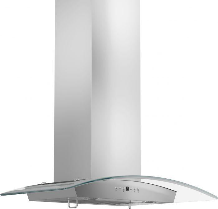 ZLINE 36 in. Stainless Steel Indoor Wall Range Hood with Crown Molding, KZCRN-36 - Smart Kitchen Lab