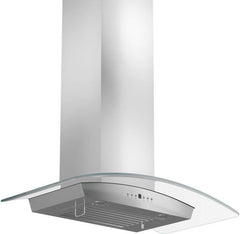 ZLINE 36 in. Stainless Steel Indoor Wall Range Hood with Crown Molding, KZCRN-36 - Smart Kitchen Lab