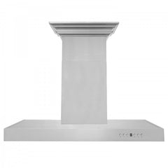 ZLINE 36 in. Stainless Steel Wall Range Hood with Built-in CrownSound® Bluetooth Speakers, KECRN-BT-36 - Smart Kitchen Lab