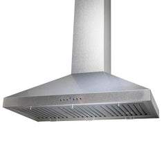 ZLINE 36 in. Wall Mount Range Hood in DuraSnow® Finished Stainless, 8KL3S-36 - Smart Kitchen Lab