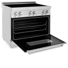 ZLINE 36 Inch 4.6 cu. ft. Induction Range with a 4 Element Stove and Electric Oven in Stainless Steel, RAIND-36 - Smart Kitchen Lab