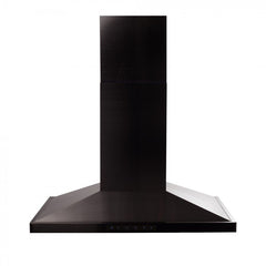 ZLINE 42 in. 400 CFM Island Range Hood Black Stainless Steel, BSGL2iN-42 - Smart Kitchen Lab