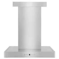 ZLINE 42 in. Convertible Vent Wall Mount Range Hood in Stainless Steel with Crown Molding, KECRN-42 - Smart Kitchen Lab