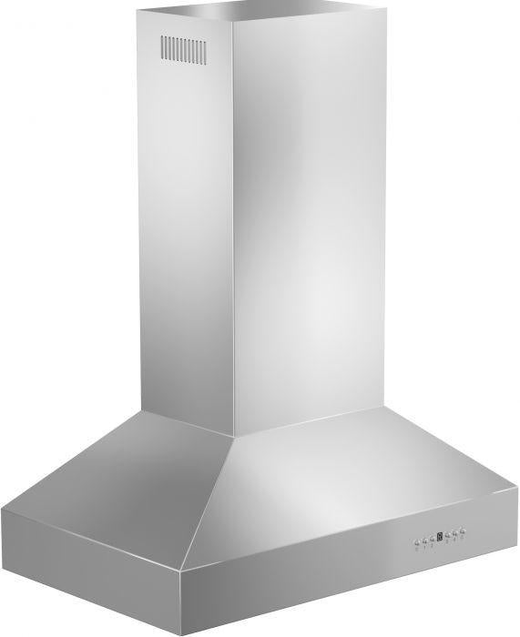 ZLINE 42 in. Ducted Island Mount Range Hood in Outdoor Approved Stainless Steel, 697i-304-42 - Smart Kitchen Lab