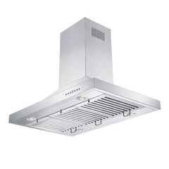 ZLINE 42 in. Stainless Steel Island Range Hood, GL2i-42 - Smart Kitchen Lab