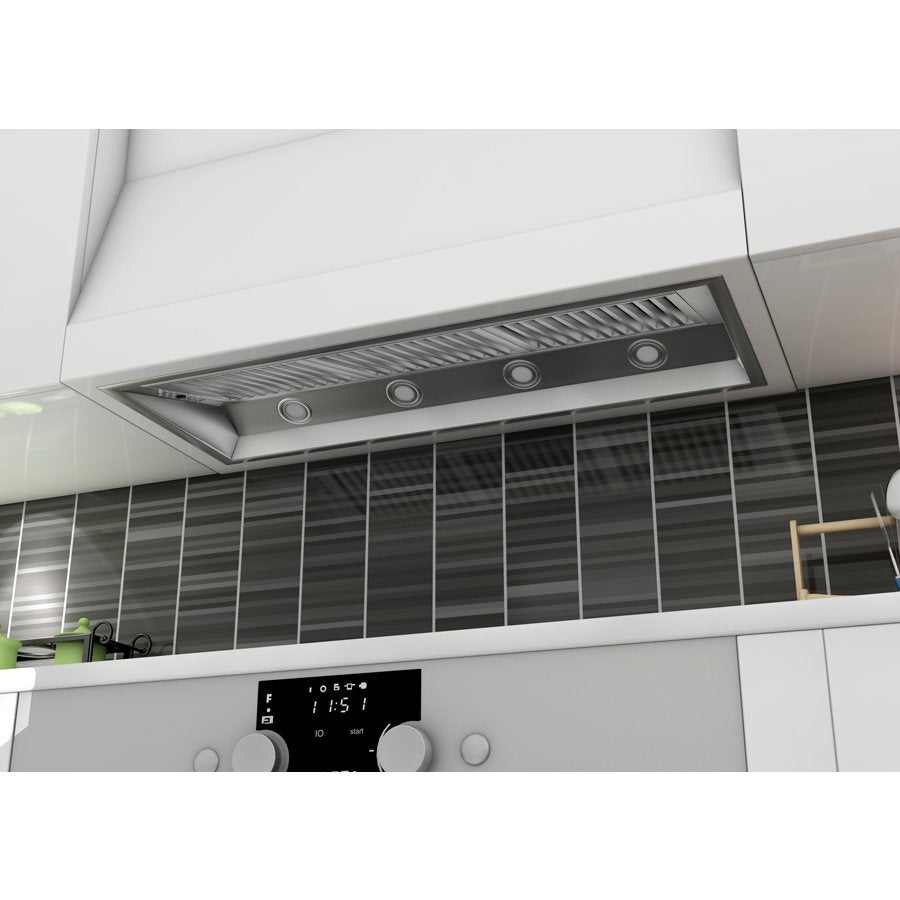 ZLINE 46 in. Width Outdoor Range Hood Insert (15 in. Depth), 695-304-46 - Smart Kitchen Lab