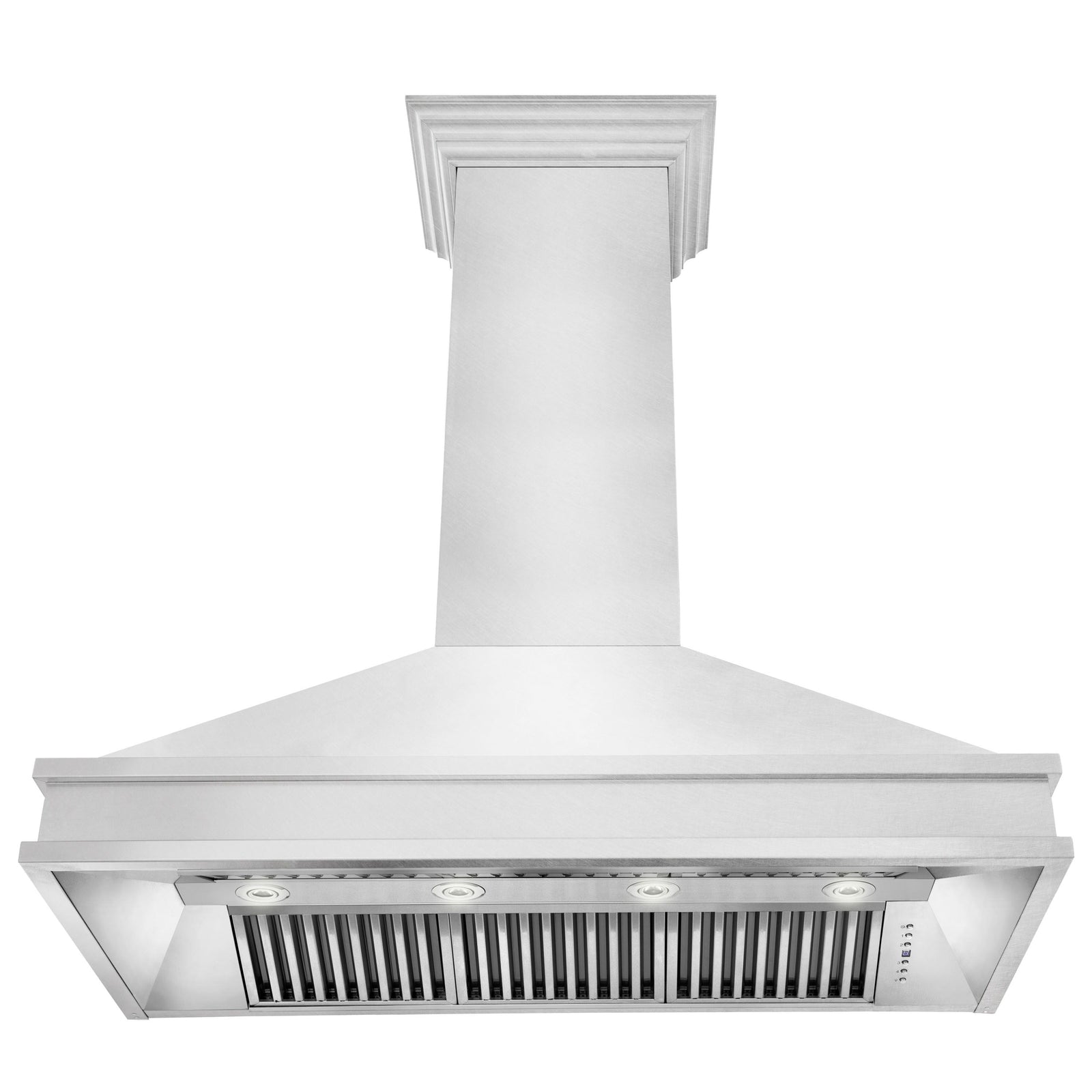 ZLINE 48" Designer Series Wall Mount Range Hood in DuraSnow® Stainless Steel, 8656S-48 - Smart Kitchen Lab