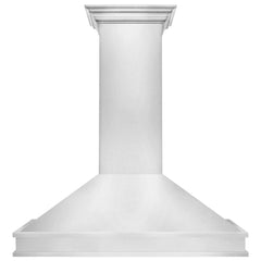 ZLINE 48" Designer Series Wall Mount Range Hood in DuraSnow® Stainless Steel, 8656S-48 - Smart Kitchen Lab