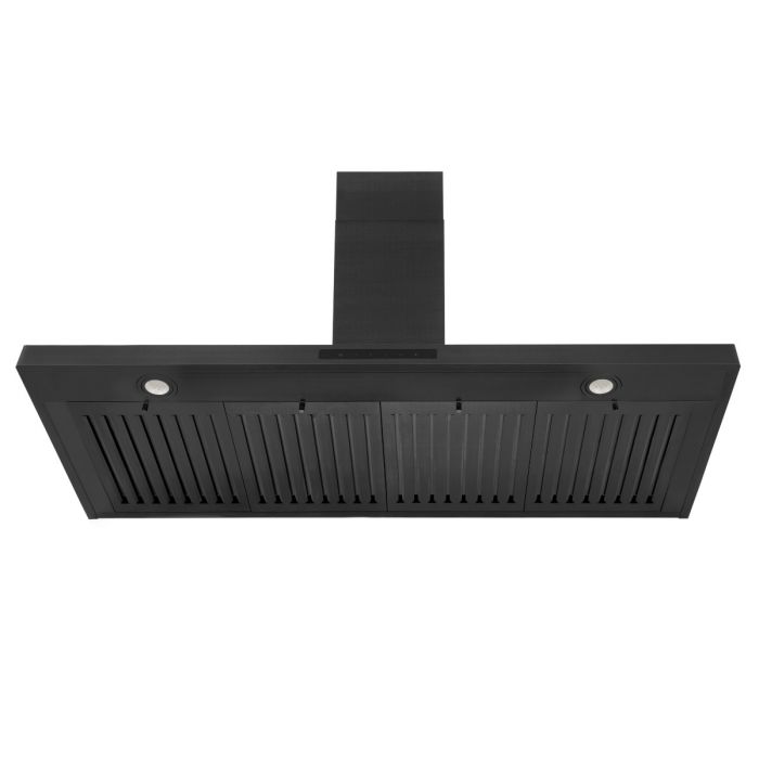 ZLINE 48 in. Convertible Vent Wall Mount Range Hood in Black Stainless Steel, BSKBN-48 - Smart Kitchen Lab