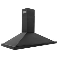 ZLINE 48 in. Convertible Vent Wall Mount Range Hood in Black Stainless Steel, BSKBN-48 - Smart Kitchen Lab