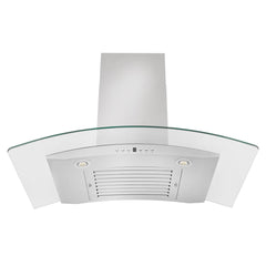 ZLINE 48 in. Convertible Vent Wall Mount Range Hood in Stainless Steel & Glass, KN4-48 - Smart Kitchen Lab