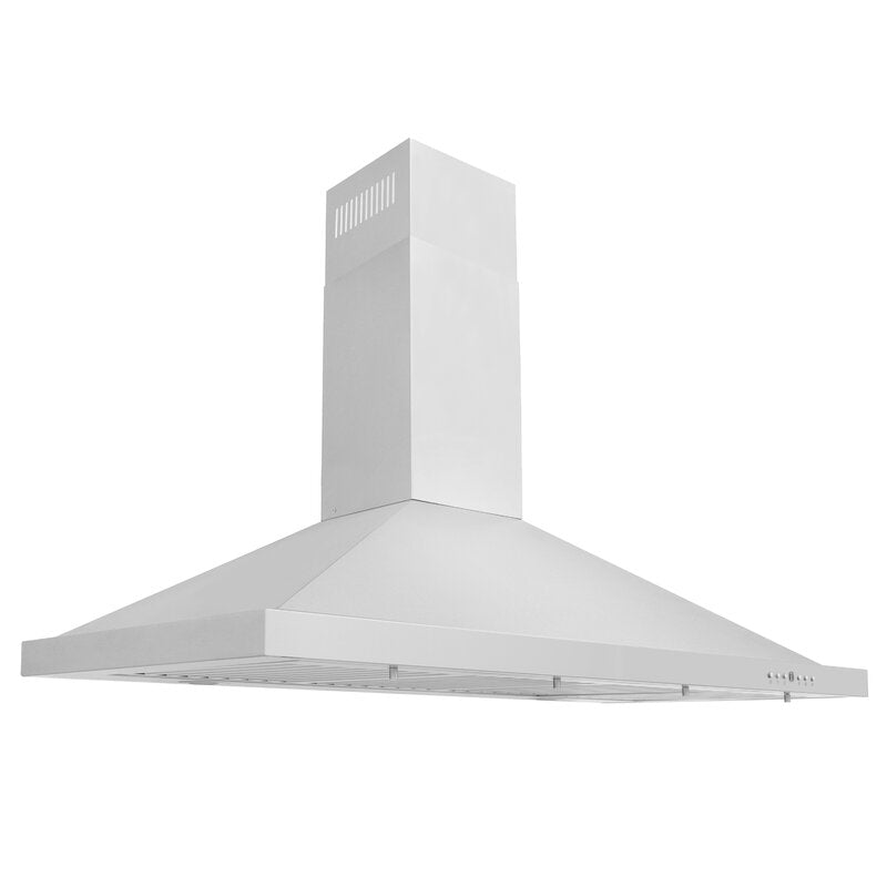 ZLINE 48 in. Convertible Vent Wall Mount Range Hood in Stainless Steel, KB-48 - Smart Kitchen Lab