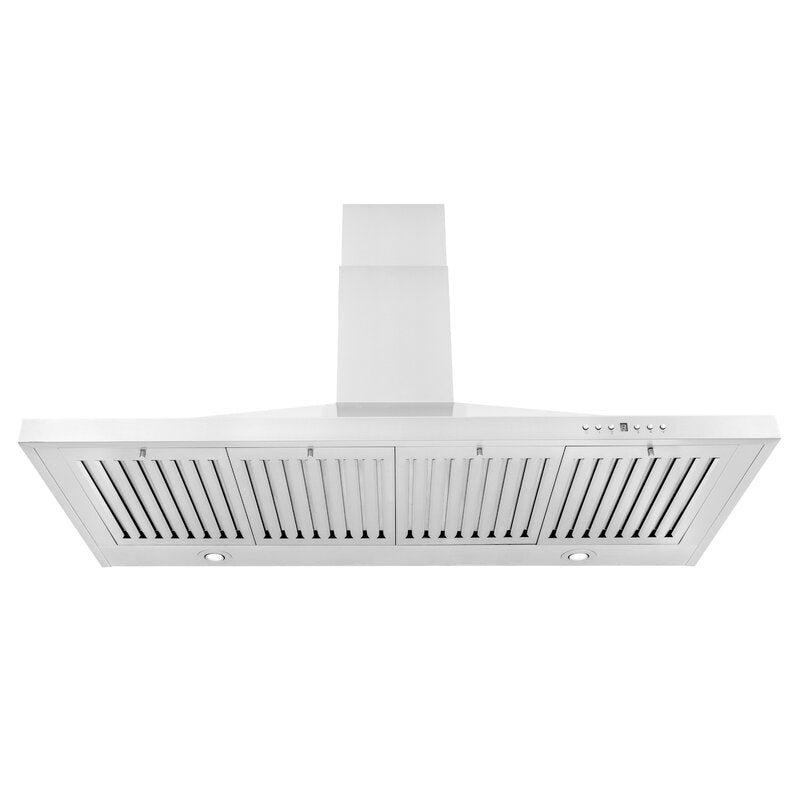 ZLINE 48 in. Convertible Vent Wall Mount Range Hood in Stainless Steel, KB-48 - Smart Kitchen Lab