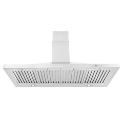 ZLINE 48 in. Convertible Vent Wall Mount Range Hood in Stainless Steel, KB-48 - Smart Kitchen Lab