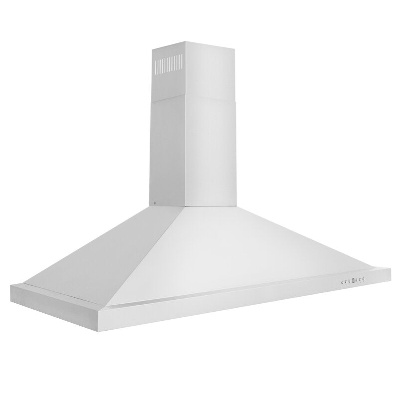 ZLINE 48 in. Convertible Vent Wall Mount Range Hood in Stainless Steel, KB-48 - Smart Kitchen Lab