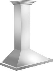 ZLINE 48 in. Convertible Vent Wall Mount Range Hood in Stainless Steel with Crown Molding, KBCRN-48 - Smart Kitchen Lab