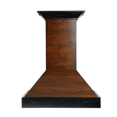 ZLINE 48 in. Designer Wooden Wall Mount Range Hood in Antigua and Walnut, KBAR-48 - Smart Kitchen Lab