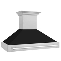 ZLINE 48 In. DuraSnow® Stainless Steel Range Hood with Black Matte Shell, 8654SNX-BLM-48 - Smart Kitchen Lab