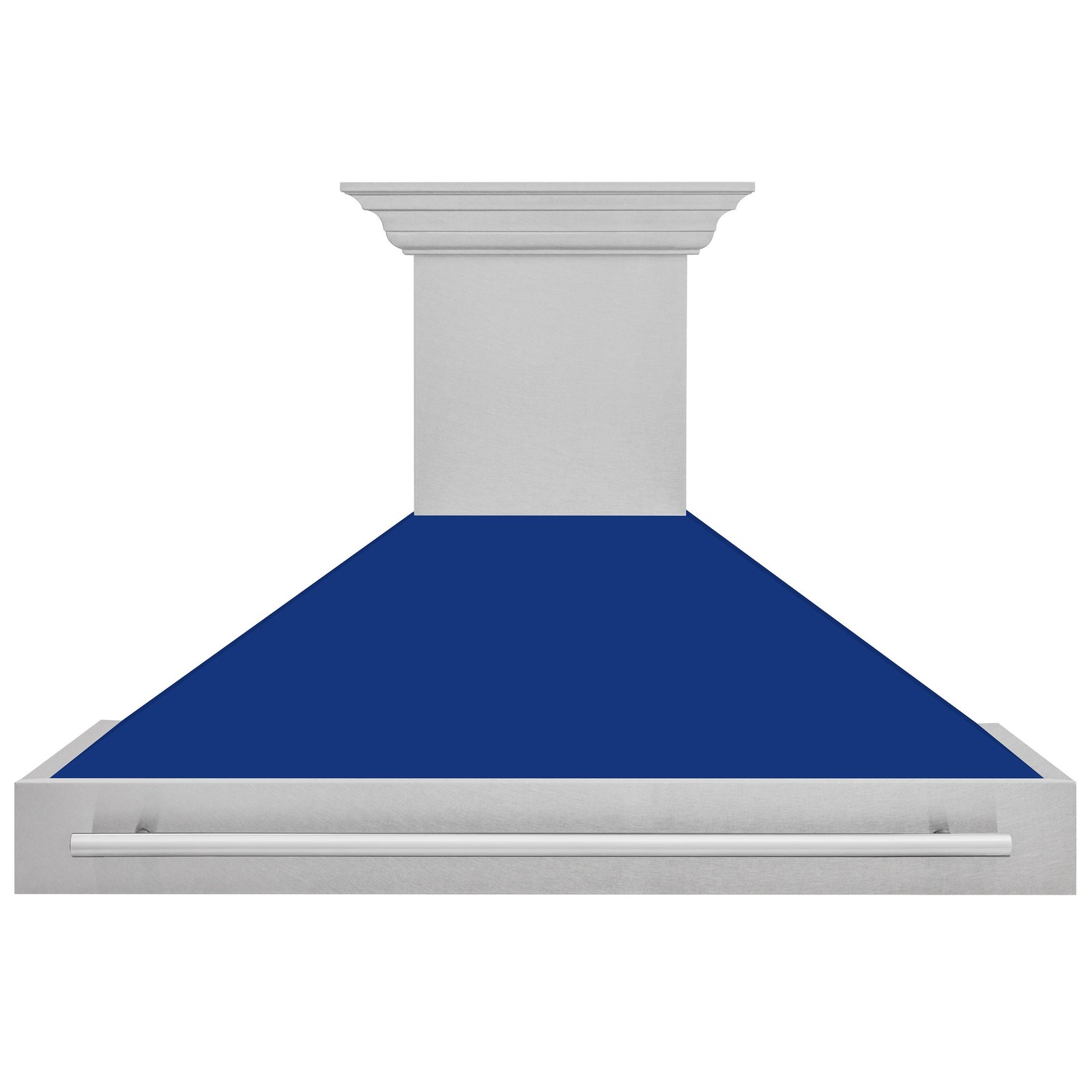 ZLINE 48 In. DuraSnow® Stainless Steel Range Hood with Blue Gloss Shell, 8654SNX-BG-48 - Smart Kitchen Lab