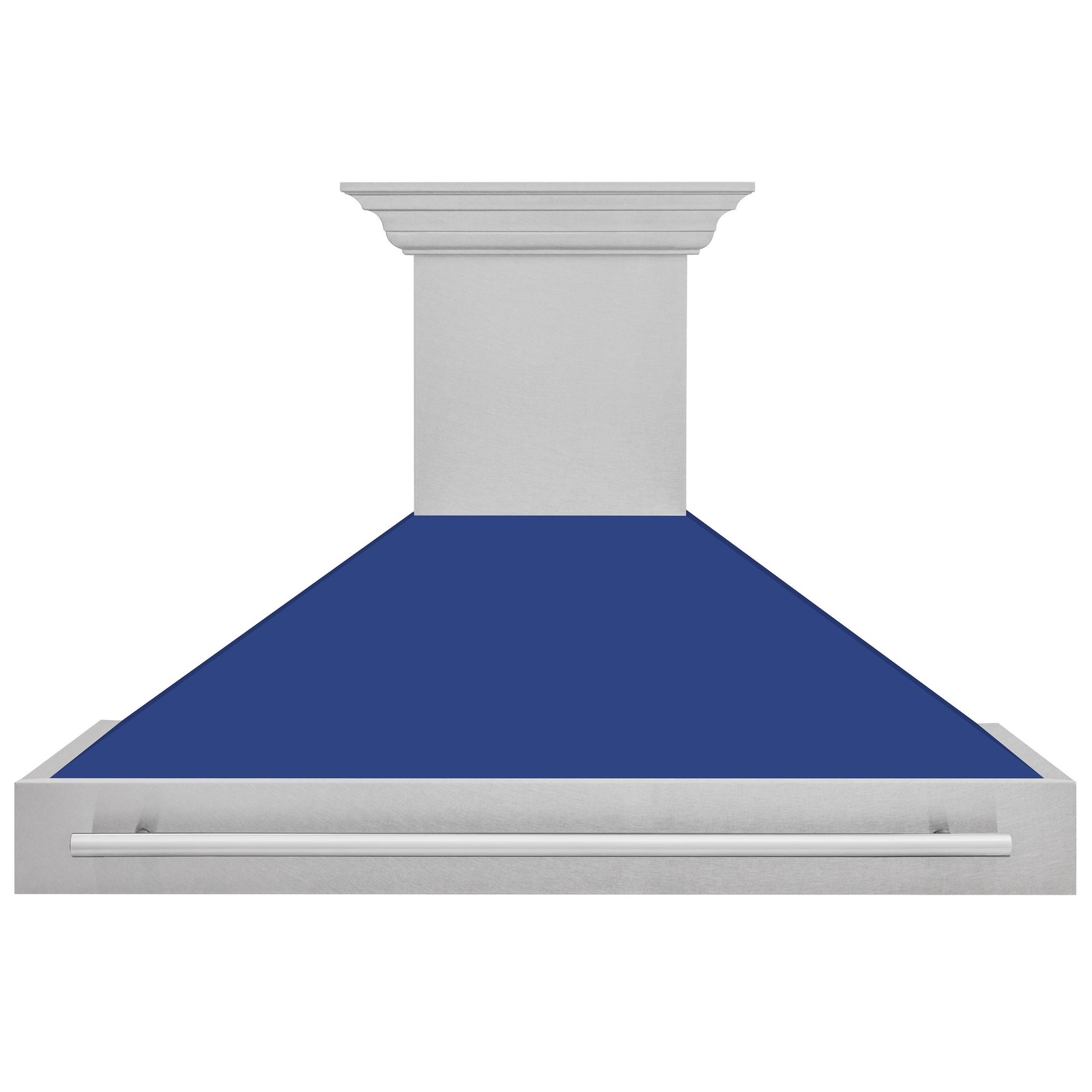 ZLINE 48 In. DuraSnow® Stainless Steel Range Hood with Blue Matte Shell, 8654SNX-BM-48 - Smart Kitchen Lab