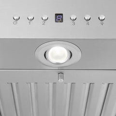 ZLINE 48 in. Island Mount Range Hood in Stainless Steel with Built-in CrownSound‚ Bluetooth Speakers, KE2iCRN-BT-48 - Smart Kitchen Lab