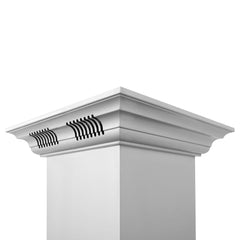 ZLINE 48 in. Island Mount Range Hood in Stainless Steel with Built-in CrownSound‚ Bluetooth Speakers, KE2iCRN-BT-48 - Smart Kitchen Lab