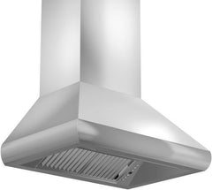 ZLINE 48 in. Professional Convertible Vent Wall Mount Range Hood in Stainless Steel, 587-48 - Smart Kitchen Lab